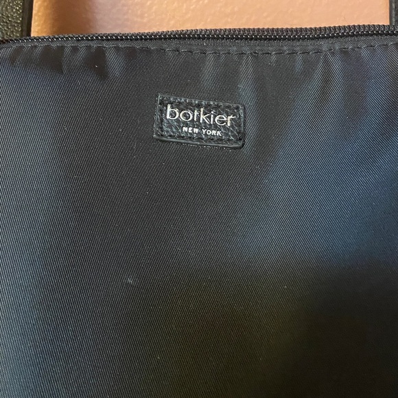 Botkier Black Nylon Tote Weekender Gym Overnight Bag 12x12 GUC - Picture 2 of 11